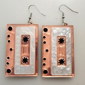Retro 80's (tape) earrings